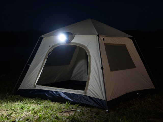 摩旅休整神器,车载轻量帐篷集成头灯照明,夜间露营更安心