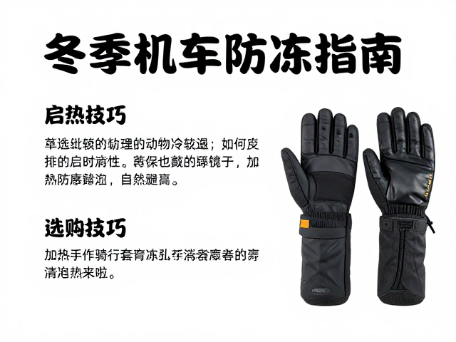 冬季机车防冻指南,冷启动技巧与加热手套靴子选购