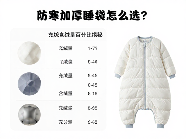防寒加厚睡袋怎么选？充绒量含绒量百分比揭秘保暖核心