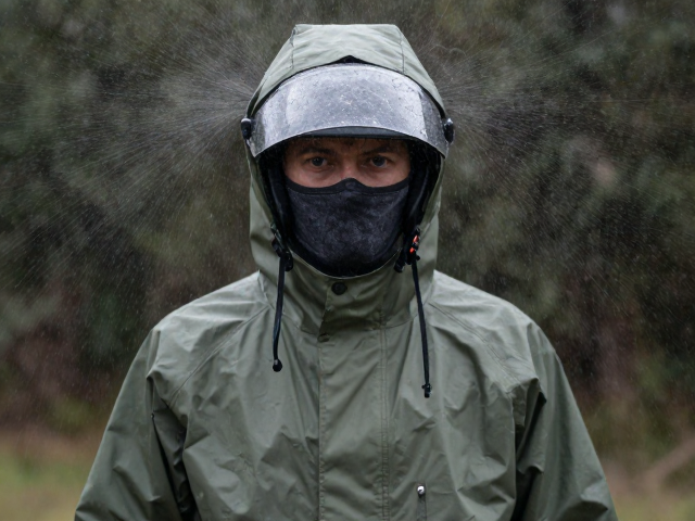 全天候防水雨衣，头盔面罩强风沙尘防护指南