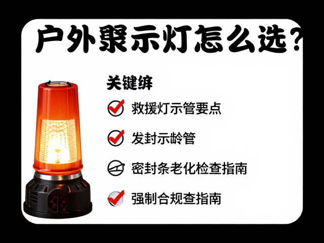 户外求生警示灯怎么选？紧急救援示警要点与密封条老化检查指南
