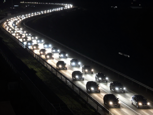 车队夜间编队照明与统一起步节奏,行进排布技巧