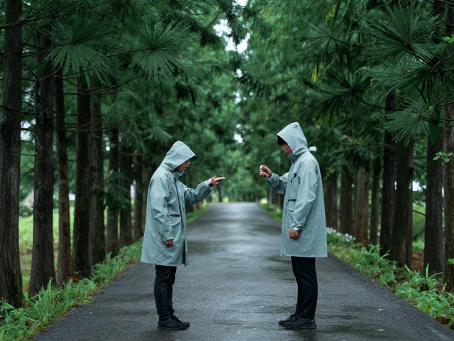 高原避暑环线自驾，林荫覆盖率高，分体式雨衣必备指南