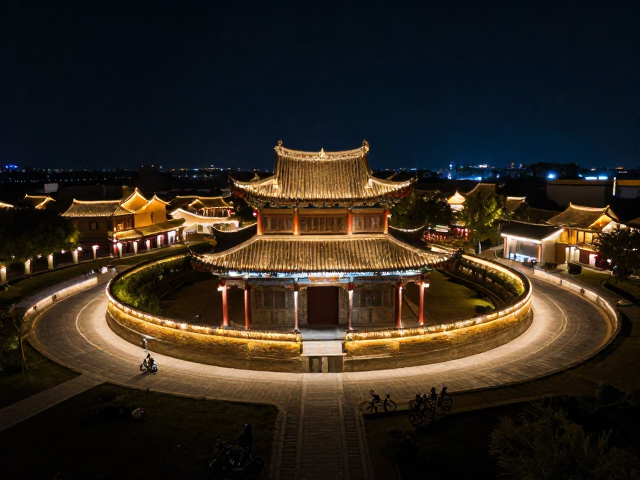 城郊古城文化环，夜间骑行绝美观景路线推荐