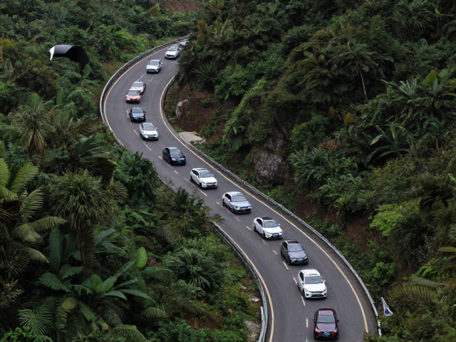 冷门秘境山路自驾，跟车距离队形技巧，保护原生植被