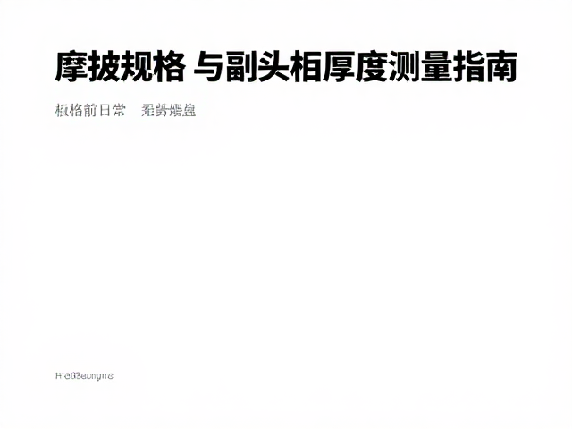 摩旅前必做,润滑油规格匹配与刹车盘厚度测量指南
