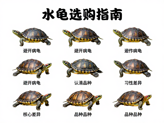 水龟选购指南，避开病龟，认清品种习性差异