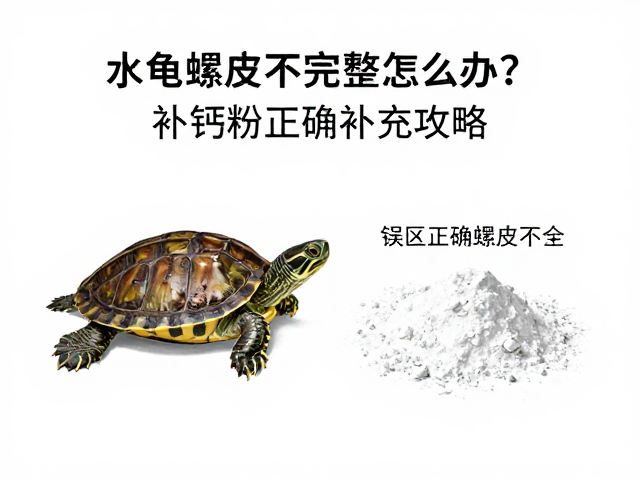水龟蜕皮不完整怎么办？补钙粉正确补充攻略