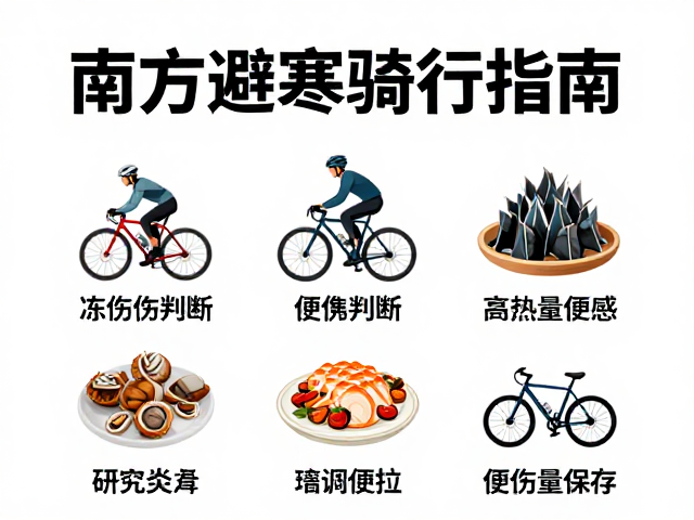 南方避寒骑行指南，冻伤初步判断与高热量便携食品推荐
