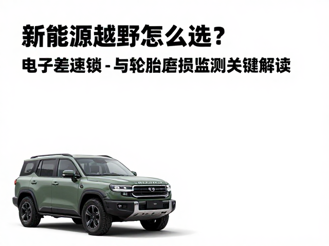 新能源越野怎么选？电子差速锁与轮胎磨损监测关键解读