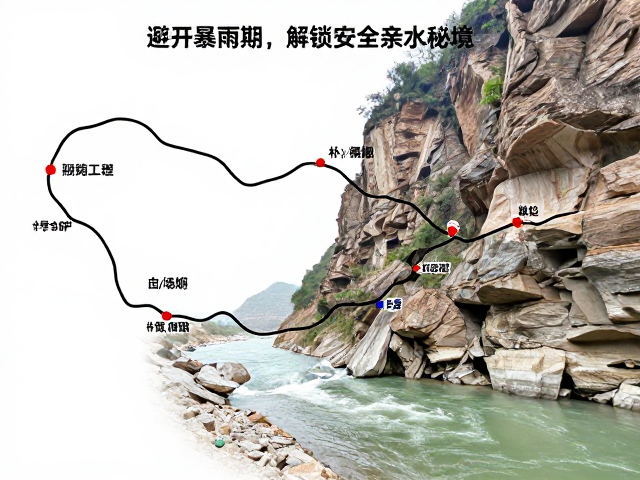 峡谷河畔环线走水攻略，避开暴雨期，解锁安全亲水秘境