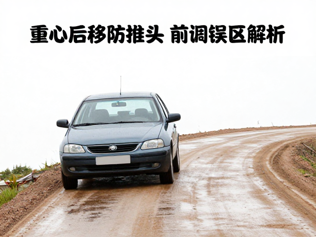 湿滑土路控车技巧，重心后移防推头，前倾误区解析