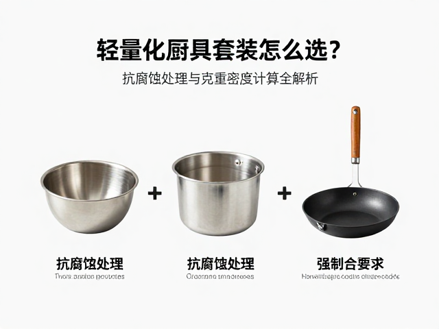轻量化厨具套装怎么选？抗腐蚀处理与克重密度计算全解析