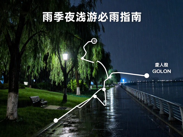 雨季夜游避雨路线，夜间凉爽且防水包罩必备指南