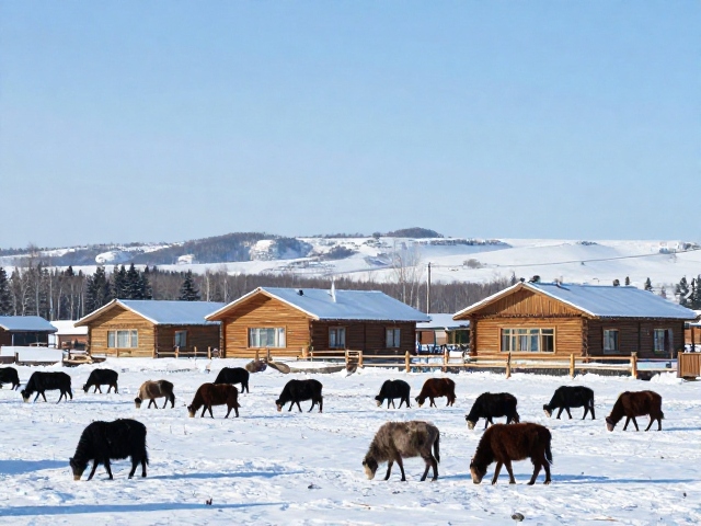 冬季民族村寨环线攻略，牧民民宿住宿指南与绝美雪景打卡