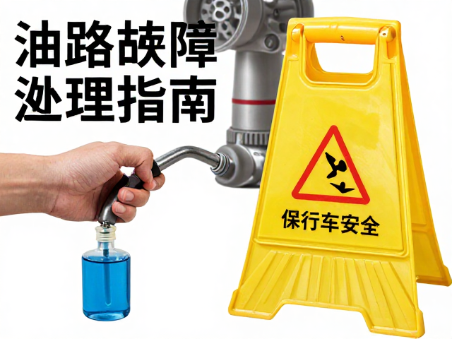 油路故障处理指南，设警示牌、查刹车油液位，保行车安全