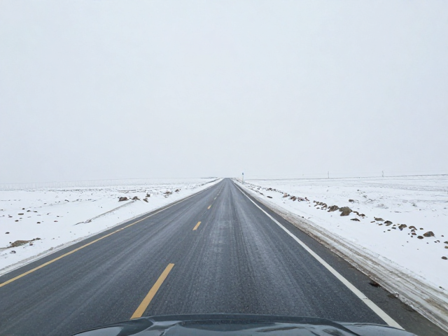 雪域驾驶，油门把控与极端天气预警，掌握高原路面附着力控制