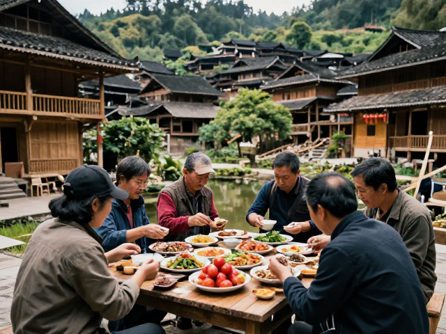 村寨风貌留存探秘,探险者社群寻味特色食材之旅