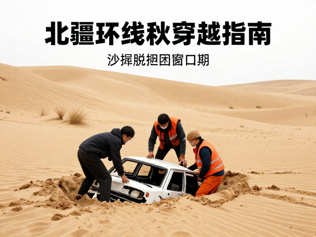 北疆环线秋季穿越指南,沙陷脱困救援与最佳窗口期