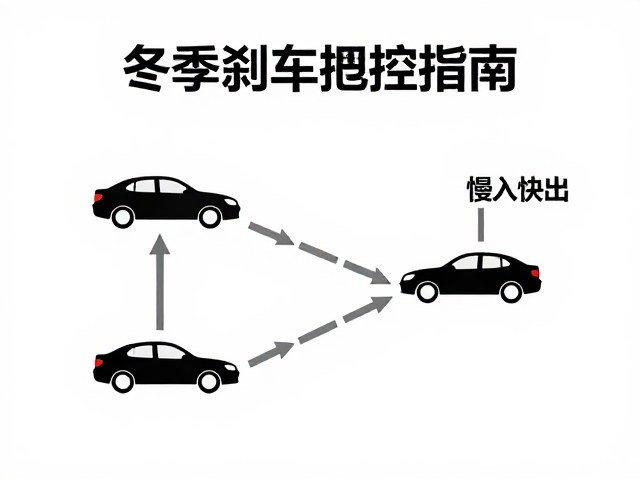 冬季刹车把控指南，慢入快出与反打方向恢复平衡技巧