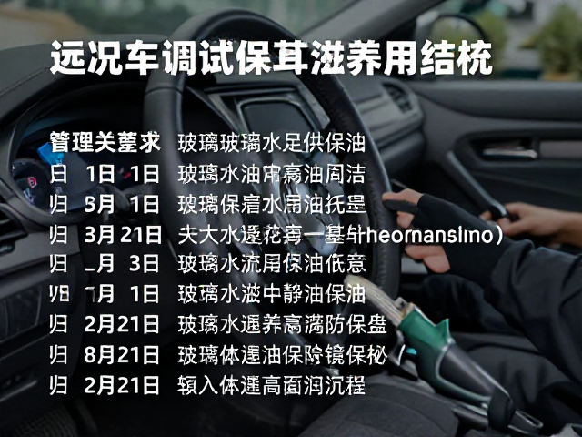 远行车况调试指南,玻璃水刹车油备用与保养里程统计