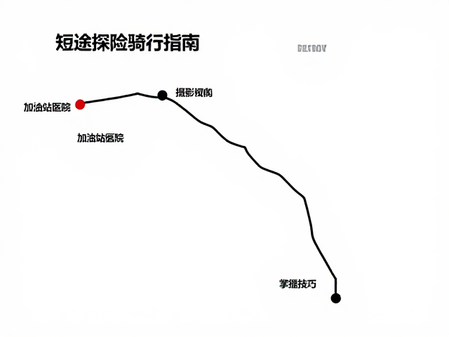 短途探险骑行指南，标注加油站医院，掌握摄影视频记录技巧