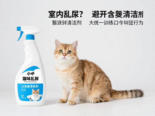 猫咪室内乱尿？避开含氨清洁剂，统一训练口令纠正行为