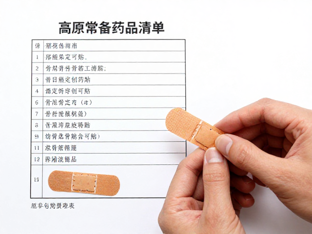 高原常备药品清单,创可贴与骨折固定急救指南