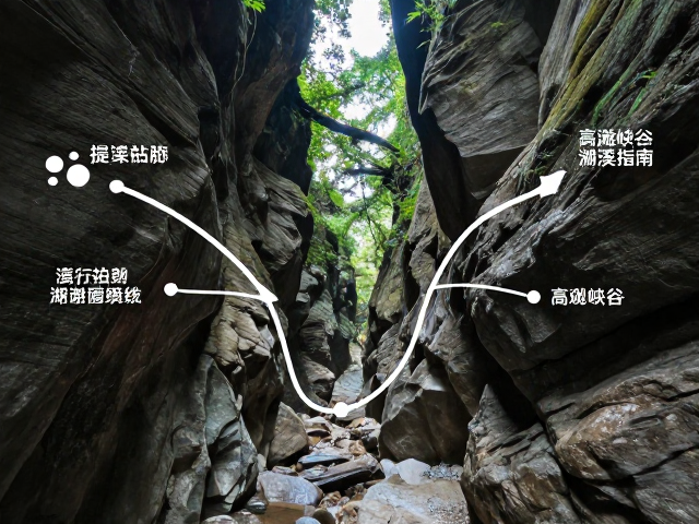 经典峡谷溯溪路线,岔路标记详解与避坑指南
