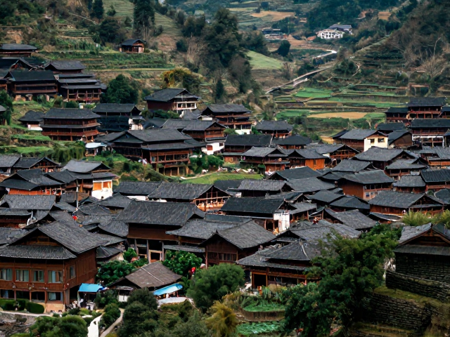 民族村寨环线人文特写，偶遇野生动物出没的秘境之旅