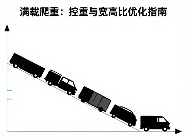 满载爬坡技巧，行李总重控制与宽高比优化指南
