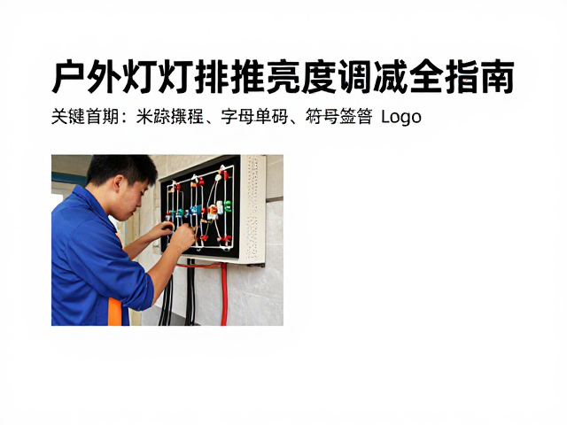 户外灯光故障排查,电路检查与亮度调试全指南