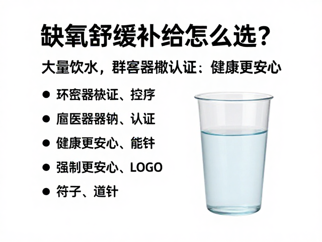 缺氧舒缓补给怎么选？大量饮水，医疗器械认证，健康更安心