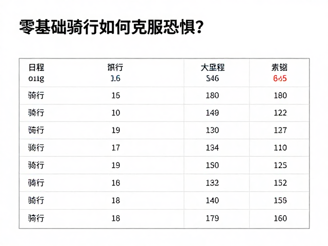 零基础骑行如何克服恐惧？附骑行日志与里程统计指南