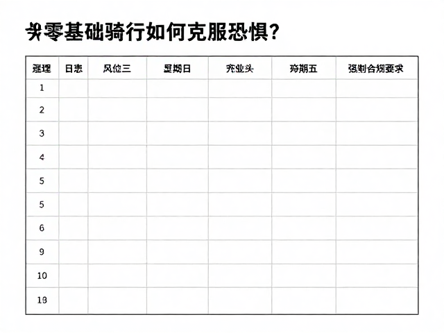 零基础骑行如何克服恐惧？附骑行日志与里程统计指南