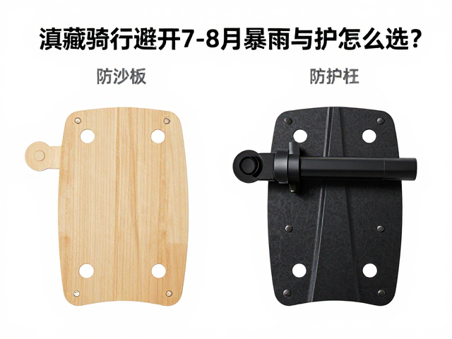 滇藏骑行避开7-8月暴雨,防沙板与护杠怎么选?