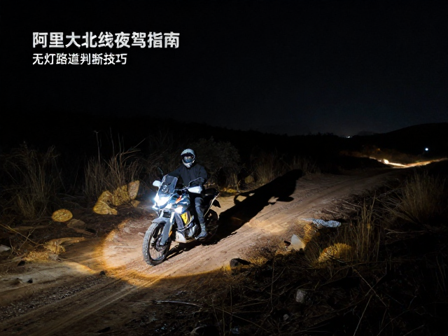阿里大北线夜驾指南，高排量双缸/四缸探险车无灯路况判断技巧