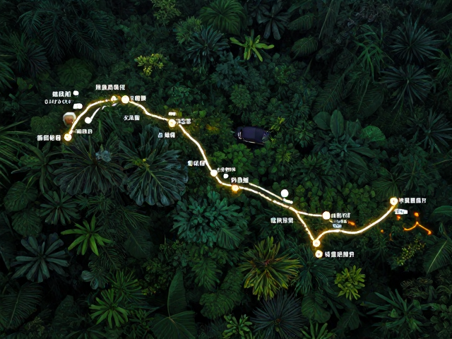 华南雨林环线自驾攻略，高亮射灯夜游，雨林食宿营地推荐