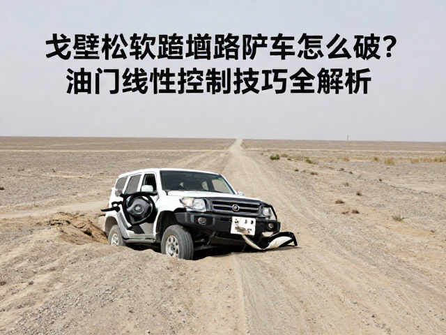 戈壁松软路面陷车怎么破？油门线性控制技巧全解析