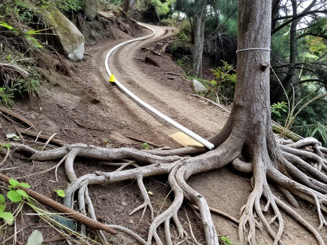 山间坡道驾驭技巧，桩桶绕桩与树根障碍跨越实战指南