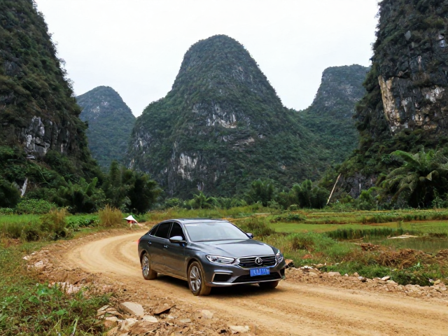 海南中部山区喀斯特地貌自驾，泥地跟趾过弯技巧