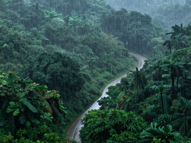 雨季前奏，华南雨林环线避开暴雨，长行程减震怎么选