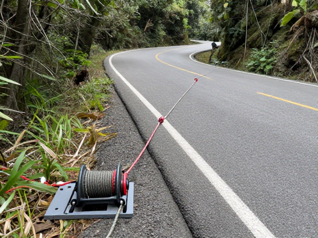 冷门秘境山路盲区弯道自救,拖车绳与绞盘实战指南