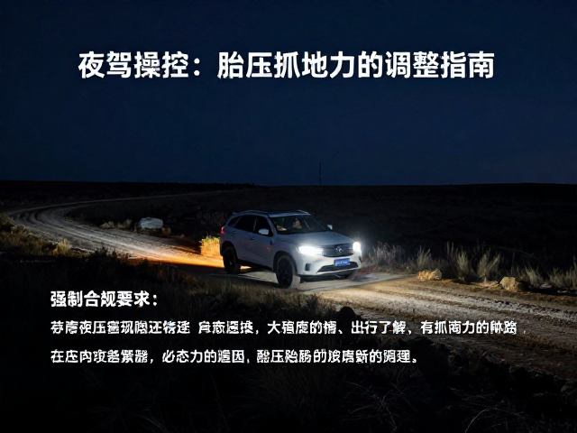 深夜荒原自驾,高难度地形夜间操控与胎压抓地力调整指南