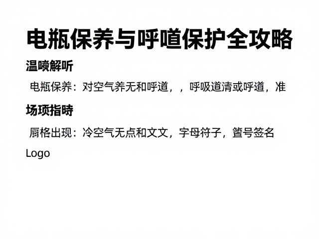 低温出行规划，电瓶保养与呼吸道保护全攻略