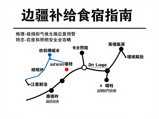 边疆补给食宿指南,极端气候预警与夜间照明安全攻略