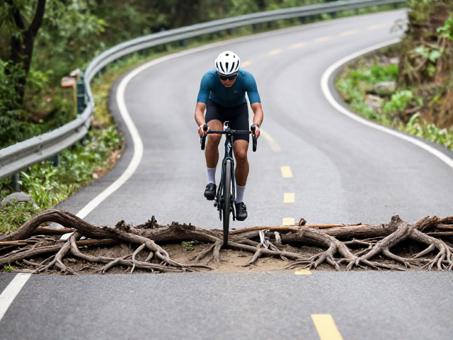 盘山弯道骑行跟趾技巧,树根障碍跨越实战指南