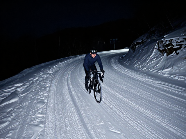 夜间冰雪山路骑行,预判性动力输出技巧与安全模拟指南