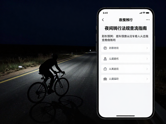 深夜荒原驾车刹车预判与夜间骑行法规查询指南