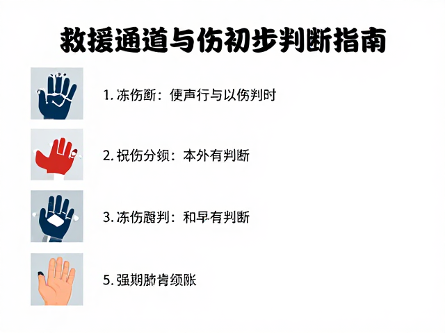 低温出行规划，救援通道与冻伤初步判断指南